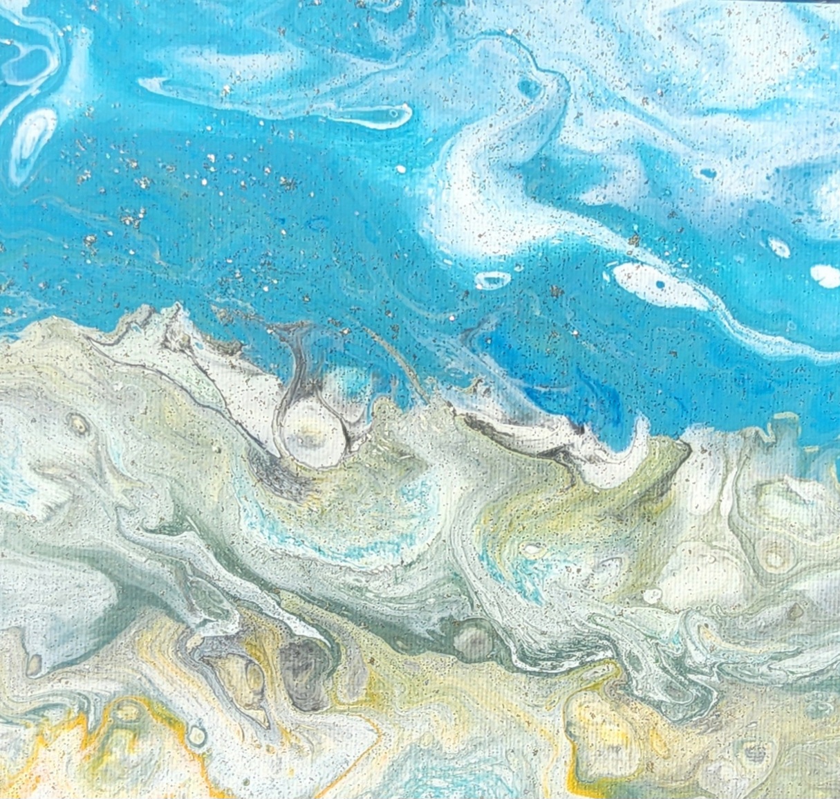 TABLEAU ABSTRAIT COLLECTION BOREALE 7 - N°68