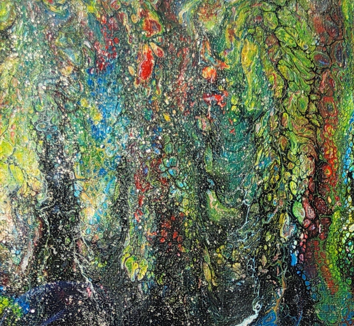 TABLEAU ABSTRAIT COLLECTION BOREALE 4 - N°32