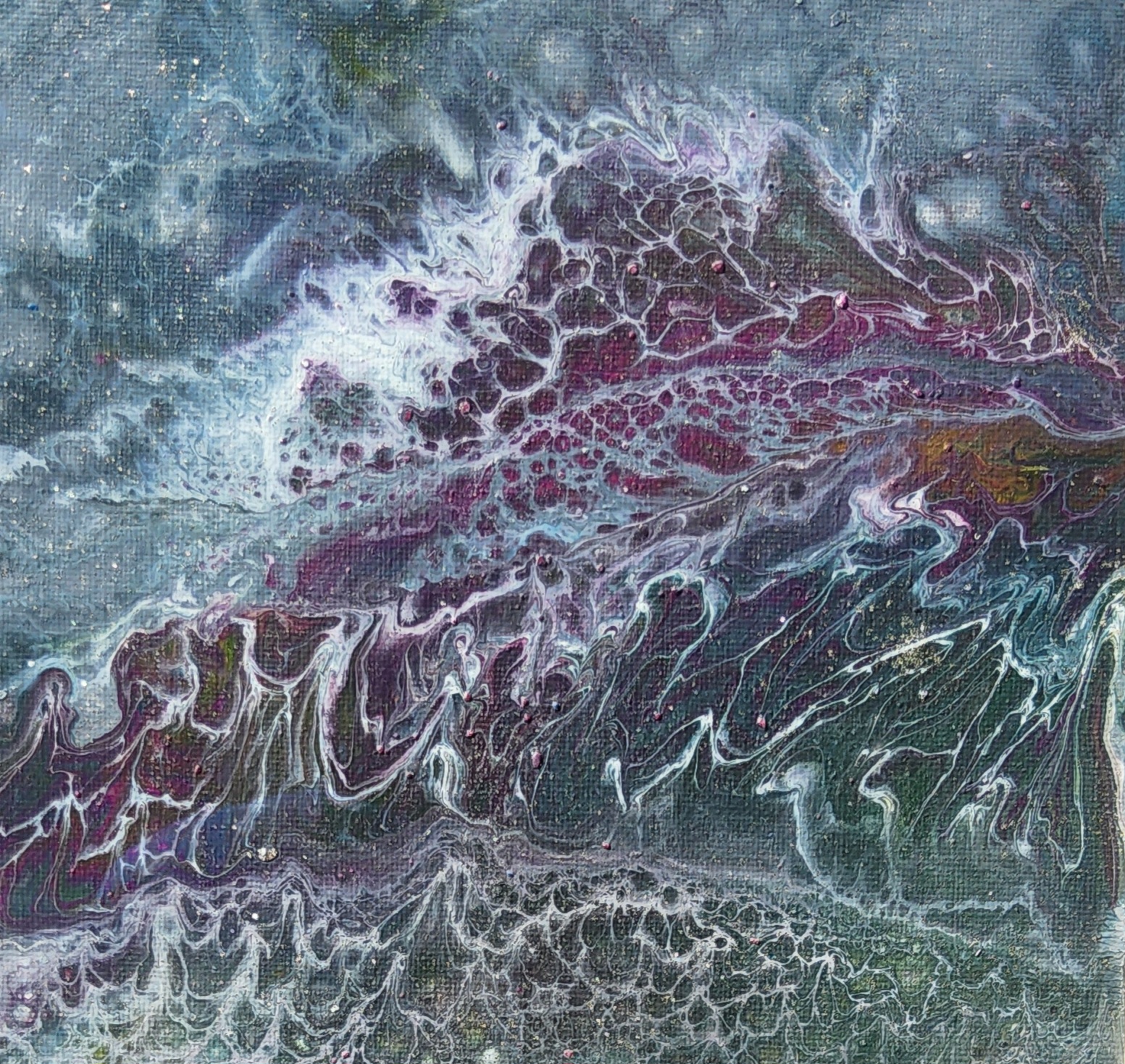 TABLEAU ABSTRAIT COLLECTION BOREALE 3 - N°22