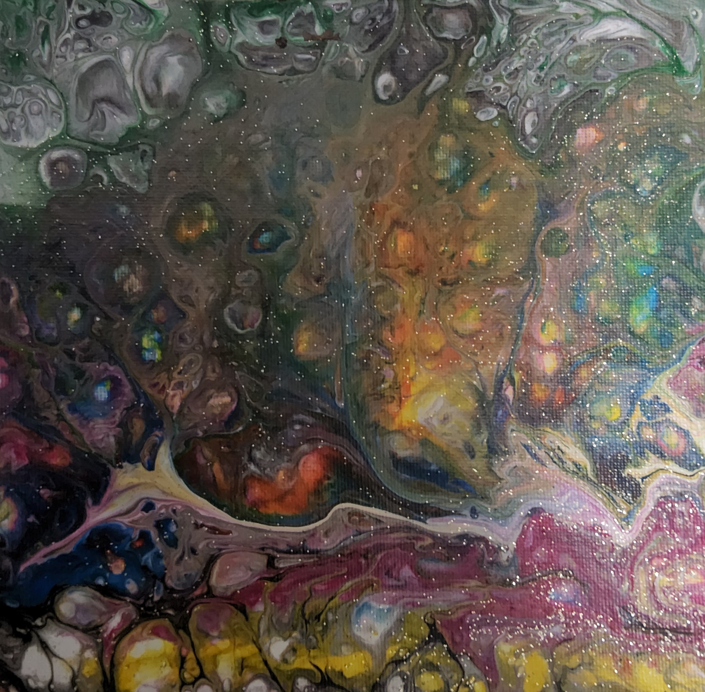 TABLEAU ABSTRAIT COLLECTION BOREALE 11 - N°133