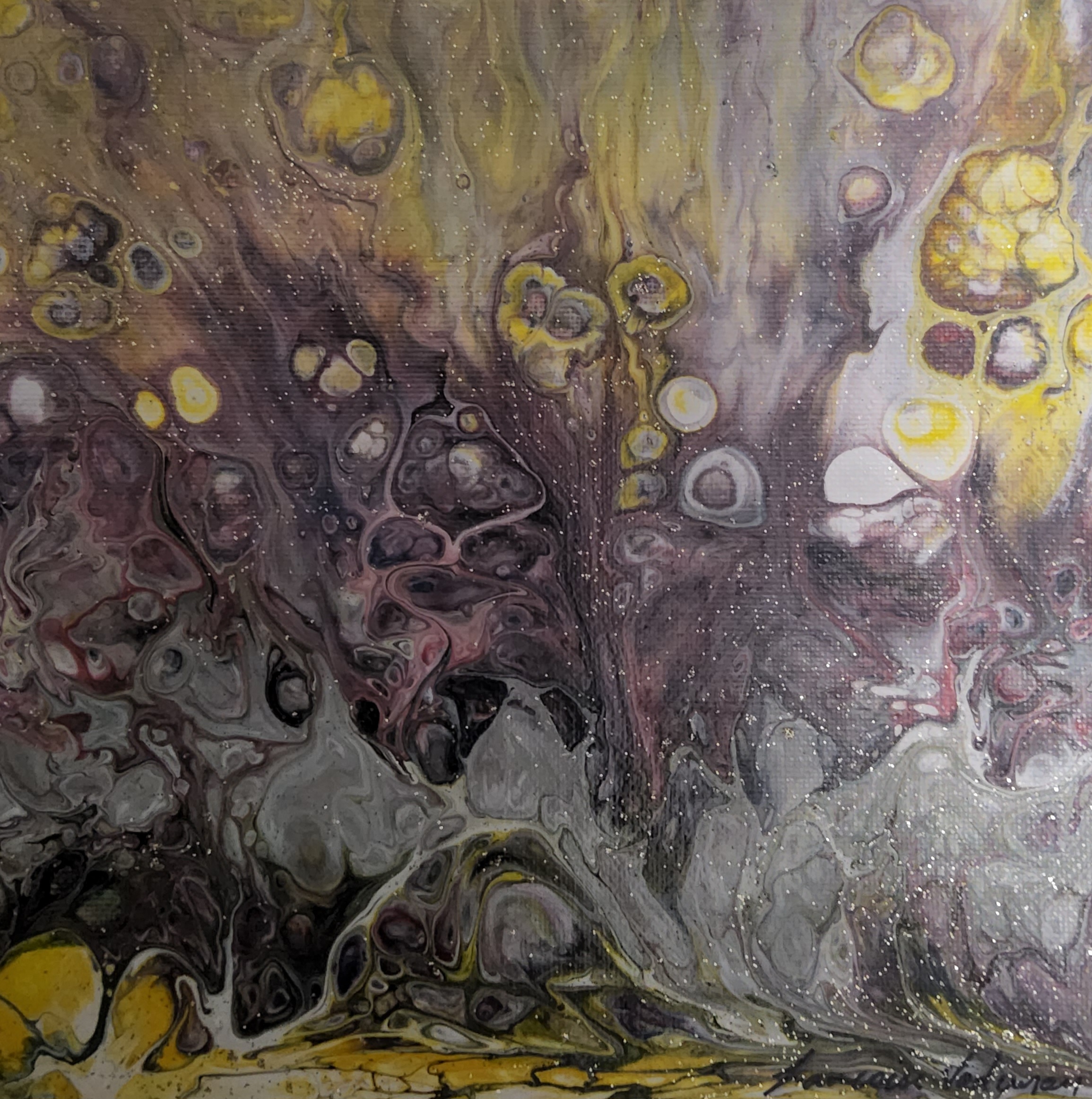 TABLEAU ABSTRAIT COLLECTION BOREALE 11 - N°117