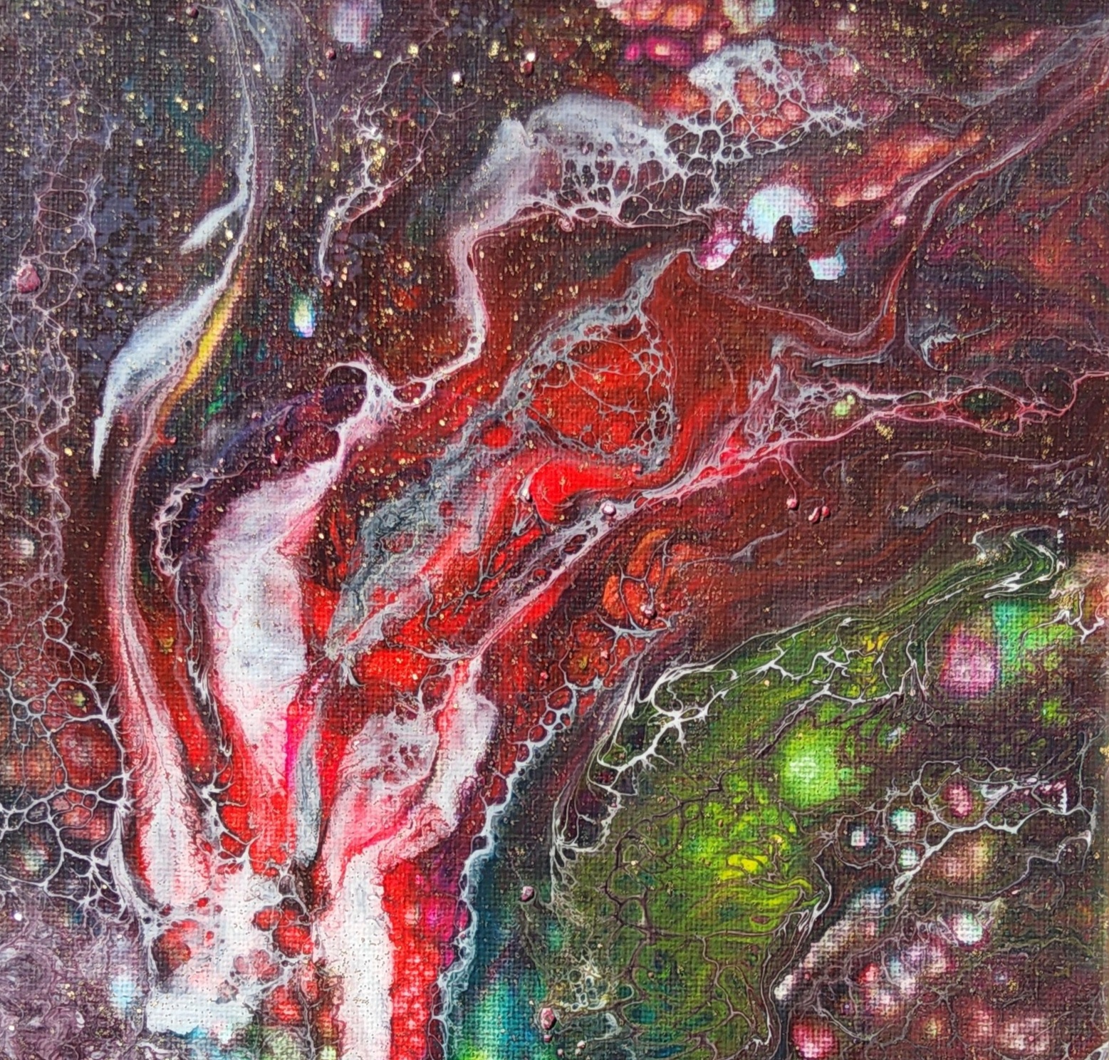 TABLEAU ABSTRAIT COLLECTION BOREALE 3 - N°30