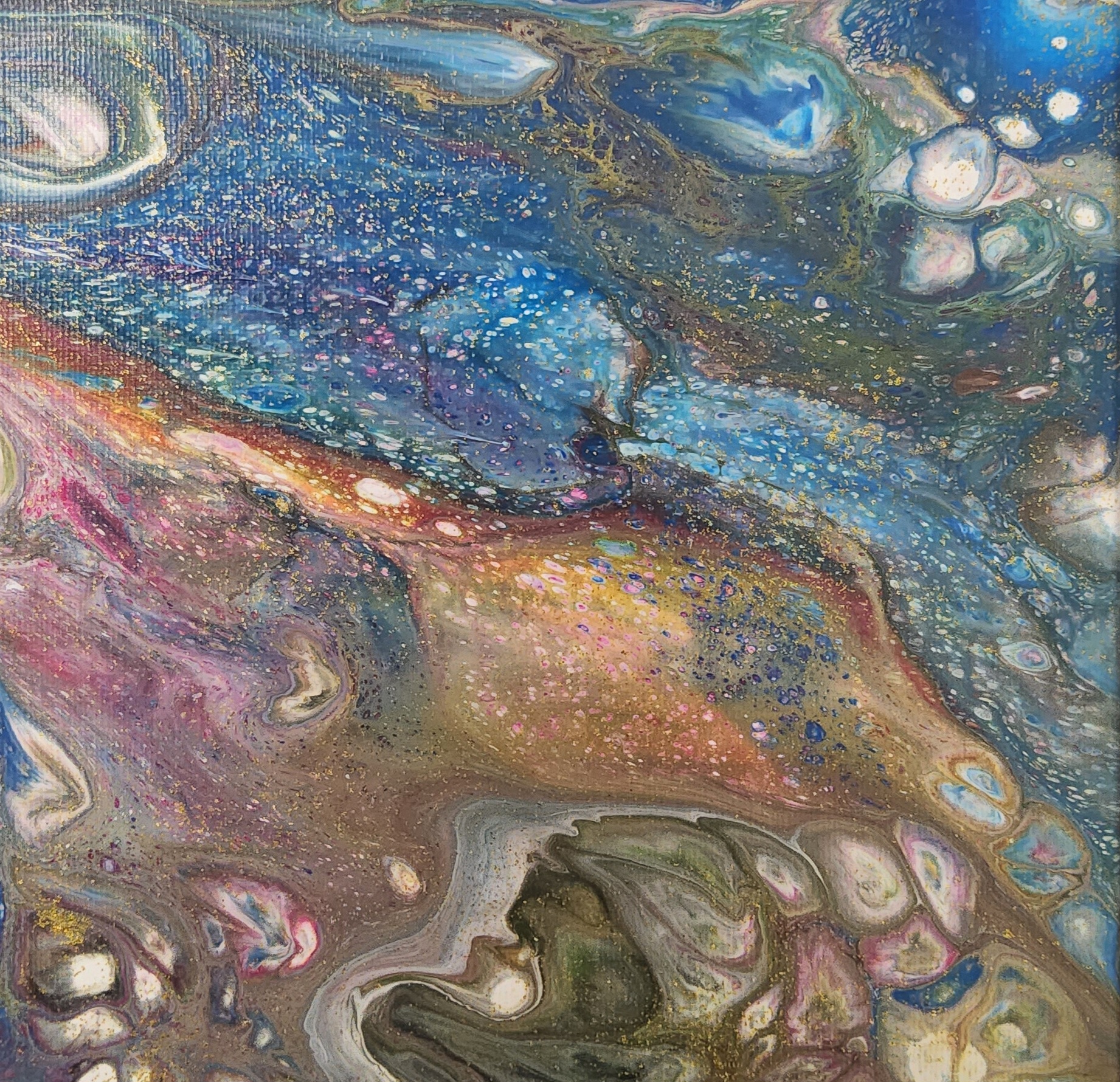 TABLEAU ABSTRAIT COLLECTION BOREALE 9 - N°85