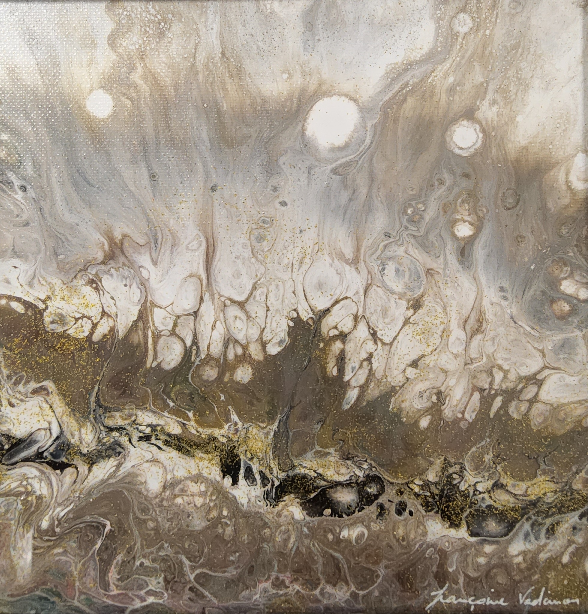 TABLEAU ABSTRAIT COLLECTION BOREALE 11 - N°131