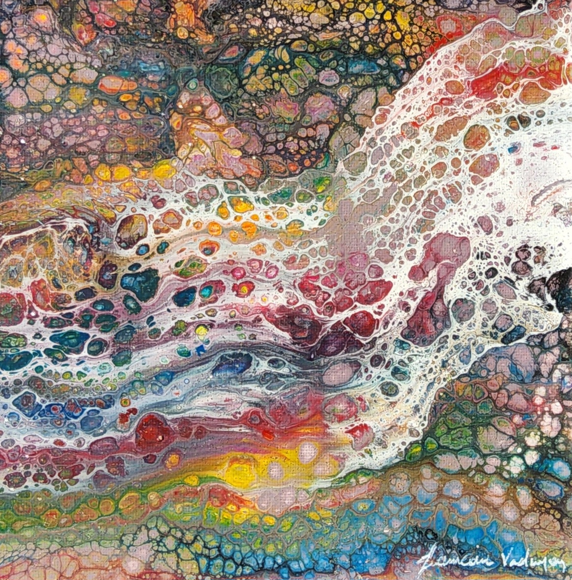 TABLEAU ABSTRAIT COLLECTION 6 - N°56