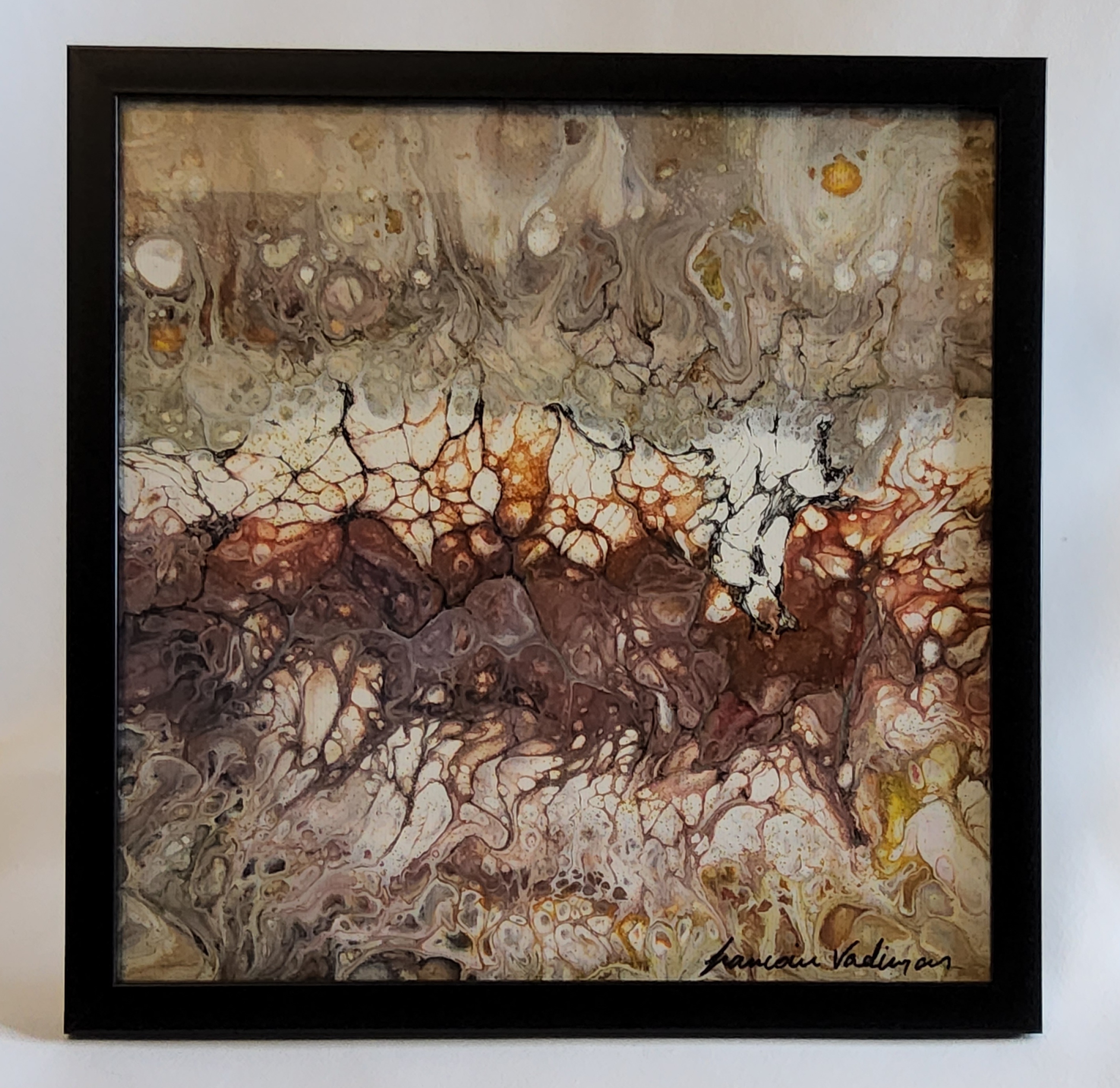 TABLEAU ABSTRAIT COLLECTION BOREALE 11 - N°138
